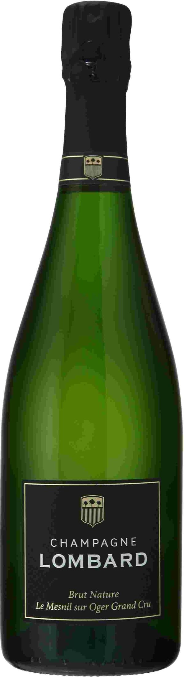 Champagne Lombard Champagne Brut Nature Blanc de Blancs le Mesnil Sur Oger Hot on Sale