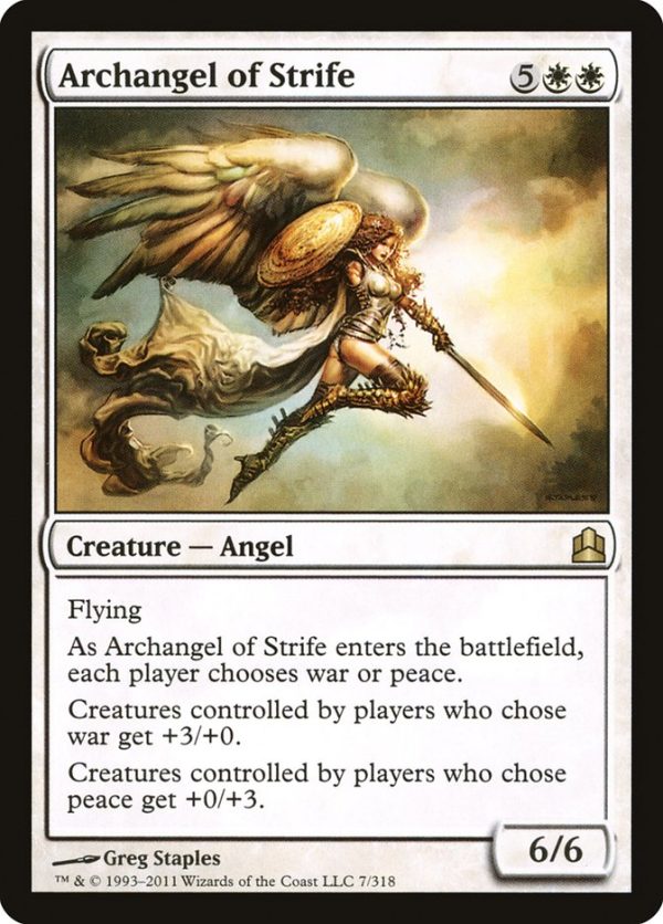 Archangel of Strife [Commander 2011] Online