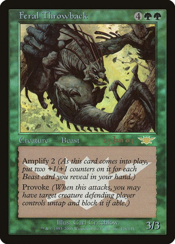 Feral Throwback [Legions Promos] Hot on Sale