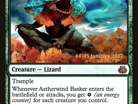 Aetherwind Basker [Aether Revolt Prerelease Promos] Online now