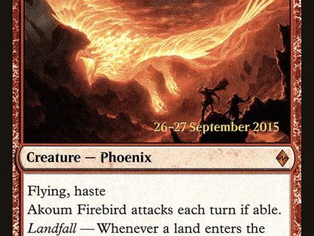 Akoum Firebird [Battle for Zendikar Prerelease Promos] Hot on Sale