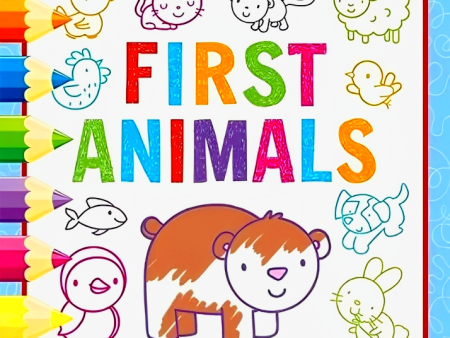 Stay In The Line Colouring - My First Animals on Sale