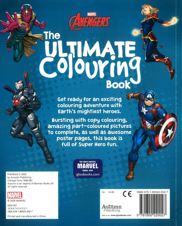 Marvel Avengers: The Ultimate Colouring Book For Discount